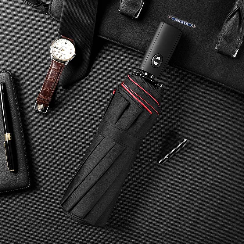 Waterproof Compact Umbrella – Strong Windproof Frame