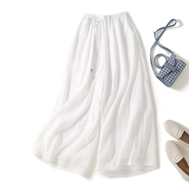 Image of Patricia | Women's High-Waisted Wide Leg Pants