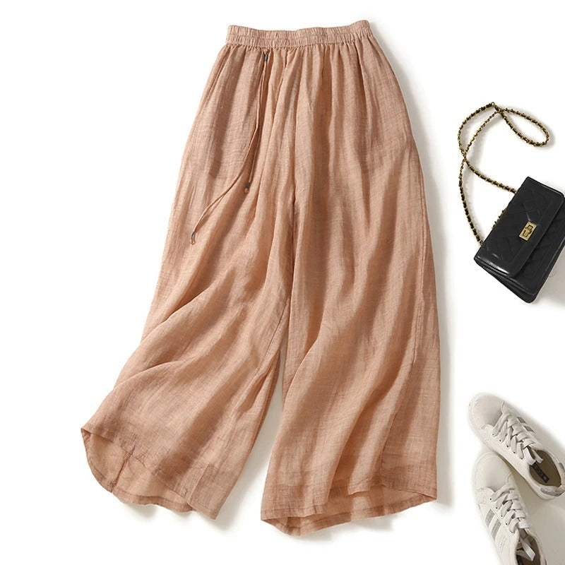 Image of Patricia | Women's High-Waisted Wide Leg Pants
