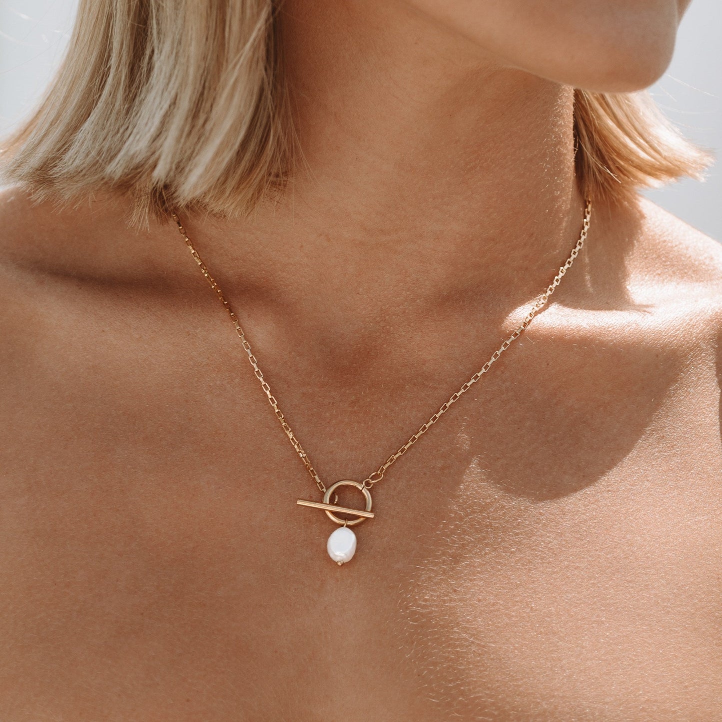 Classic White Pearl Choker Necklace - Pexav