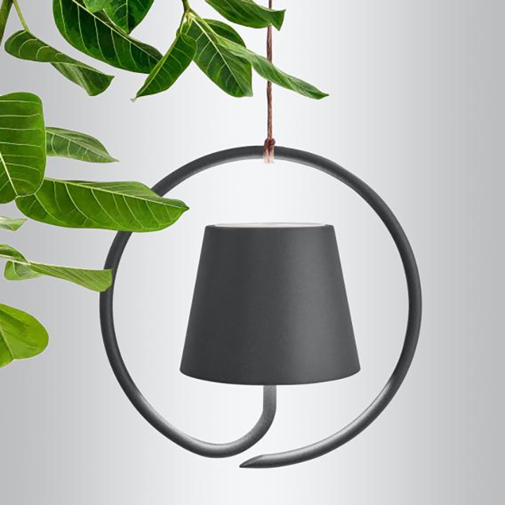 Pendant Lamp - AuraGlow-Black-Nora Luxe