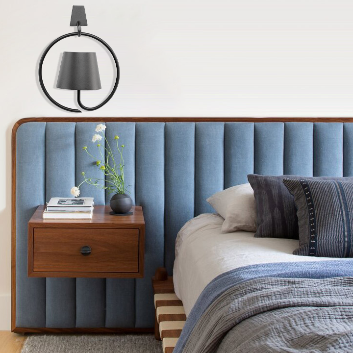 Pendant Lamp - AuraGlow-Black-Nora Luxe