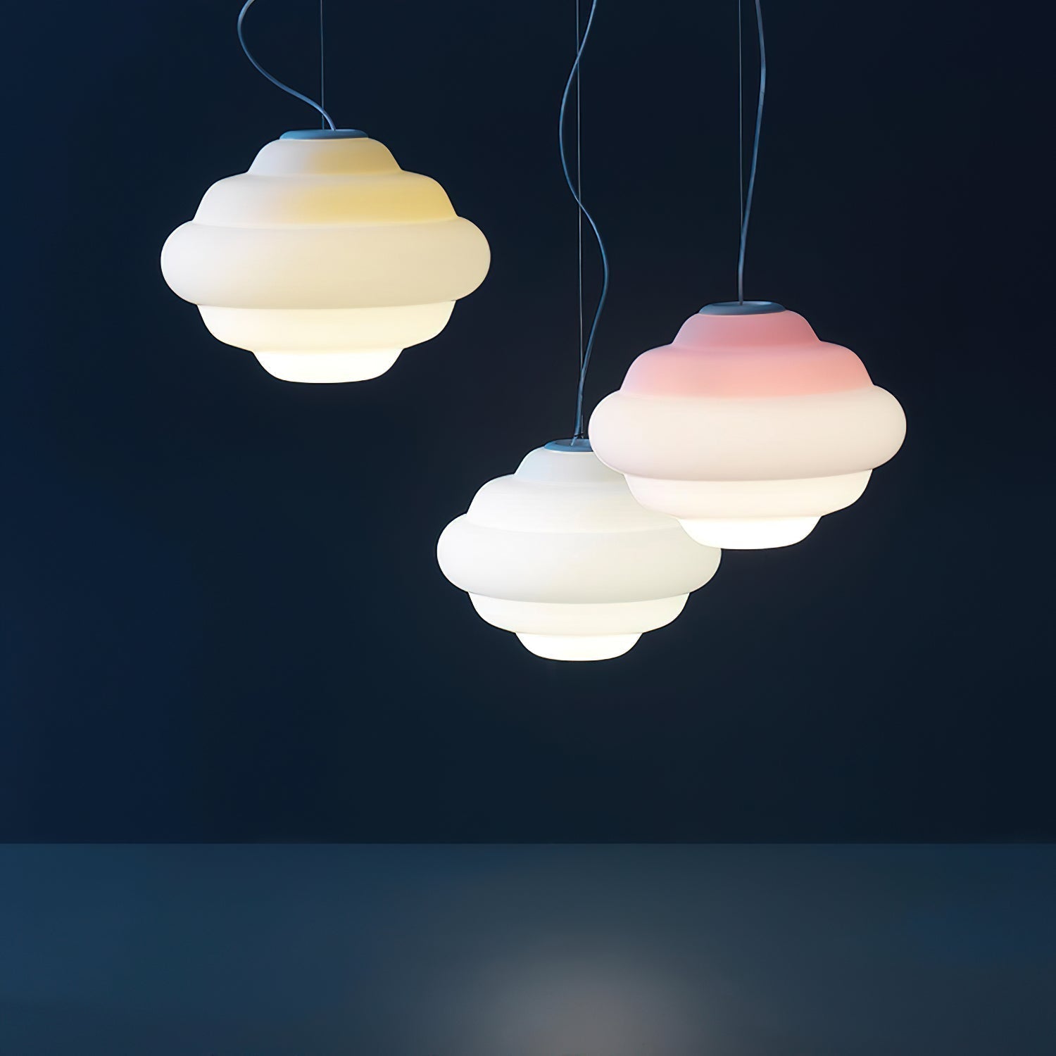 Elegant Glass Pendant Light with Soft Glow - Pexav