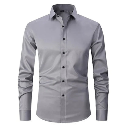 Performance Shirt - DynamicStretch-Gray-S-Nora Luxe