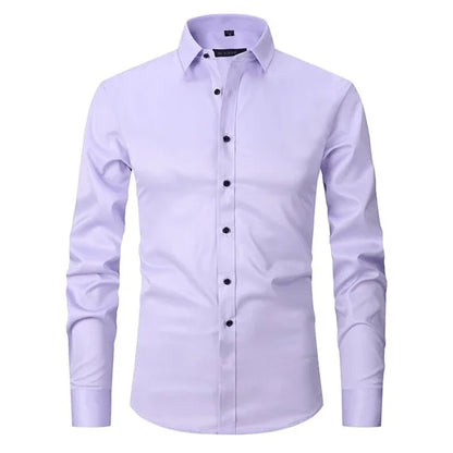 Performance Shirt - DynamicStretch-Light purple-S-Nora Luxe