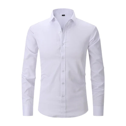 Performance Shirt - DynamicStretch-White-S-Nora Luxe