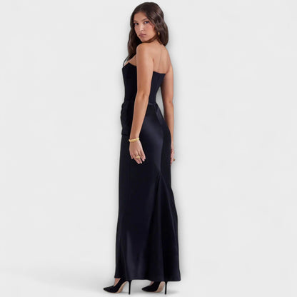 Elegant Silk Formal Evening Gown