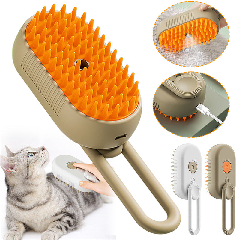 Pet Grooming Brush - FurEase-White-Nora Luxe