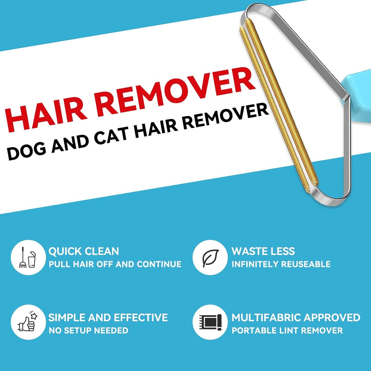 Pet Hair Remover – A Must-Have Tool for Quick and Easy Cleaning!-Nora Luxe