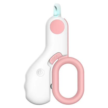 Pet Nail Clipper with LED Lighting - GlowTrim-Blue-Nora Luxe