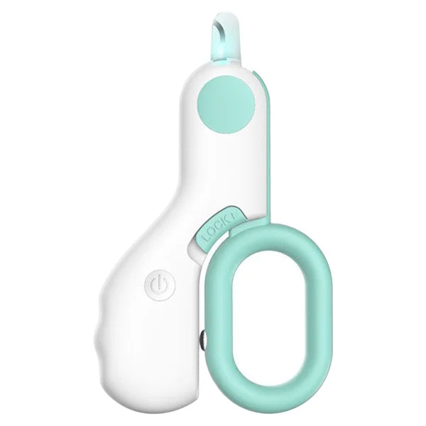 Pet Nail Clipper with LED Lighting - GlowTrim-Blue-Nora Luxe