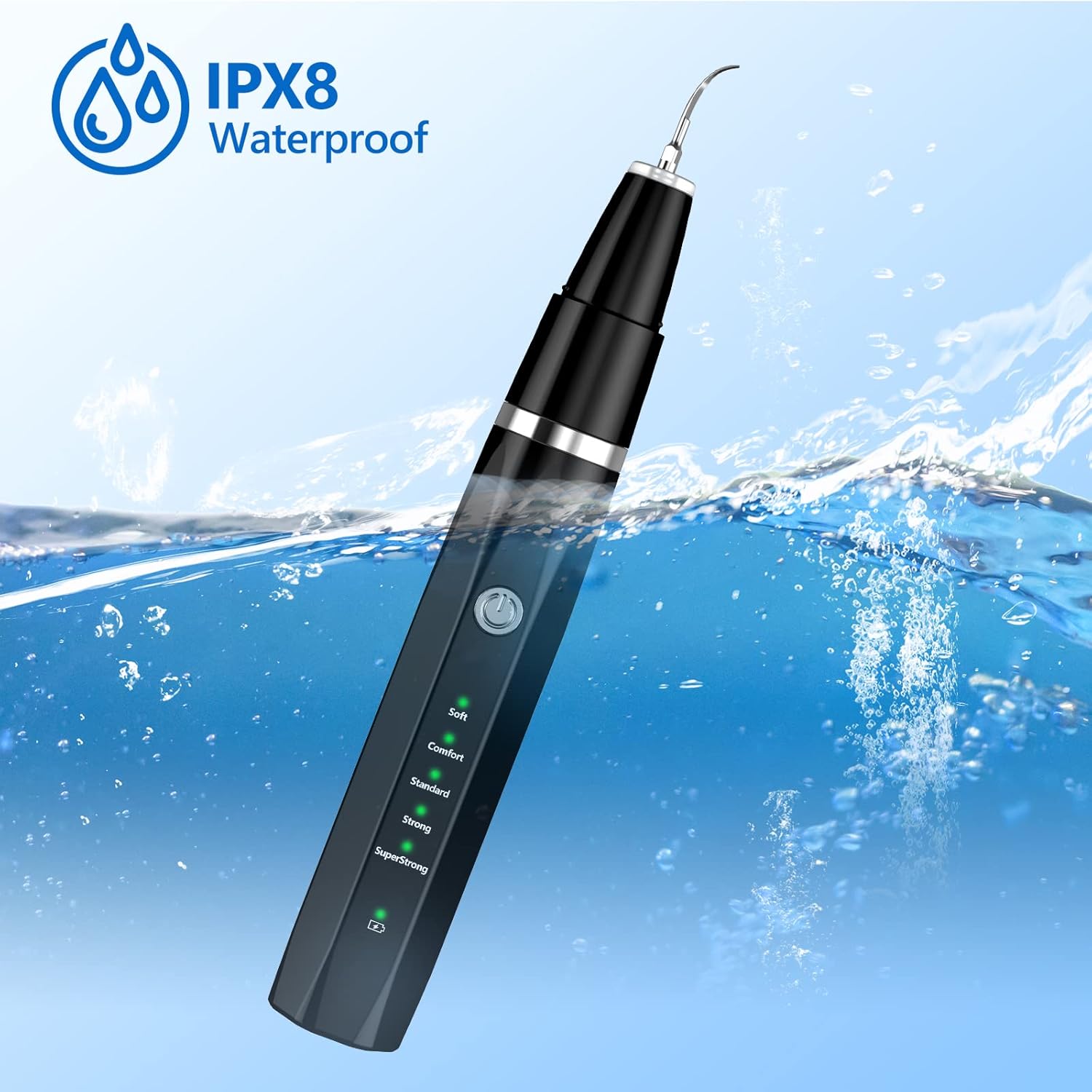 Pet Tartar Remover - Ultrasonic Tooth Cleaner-Black-Nora Luxe