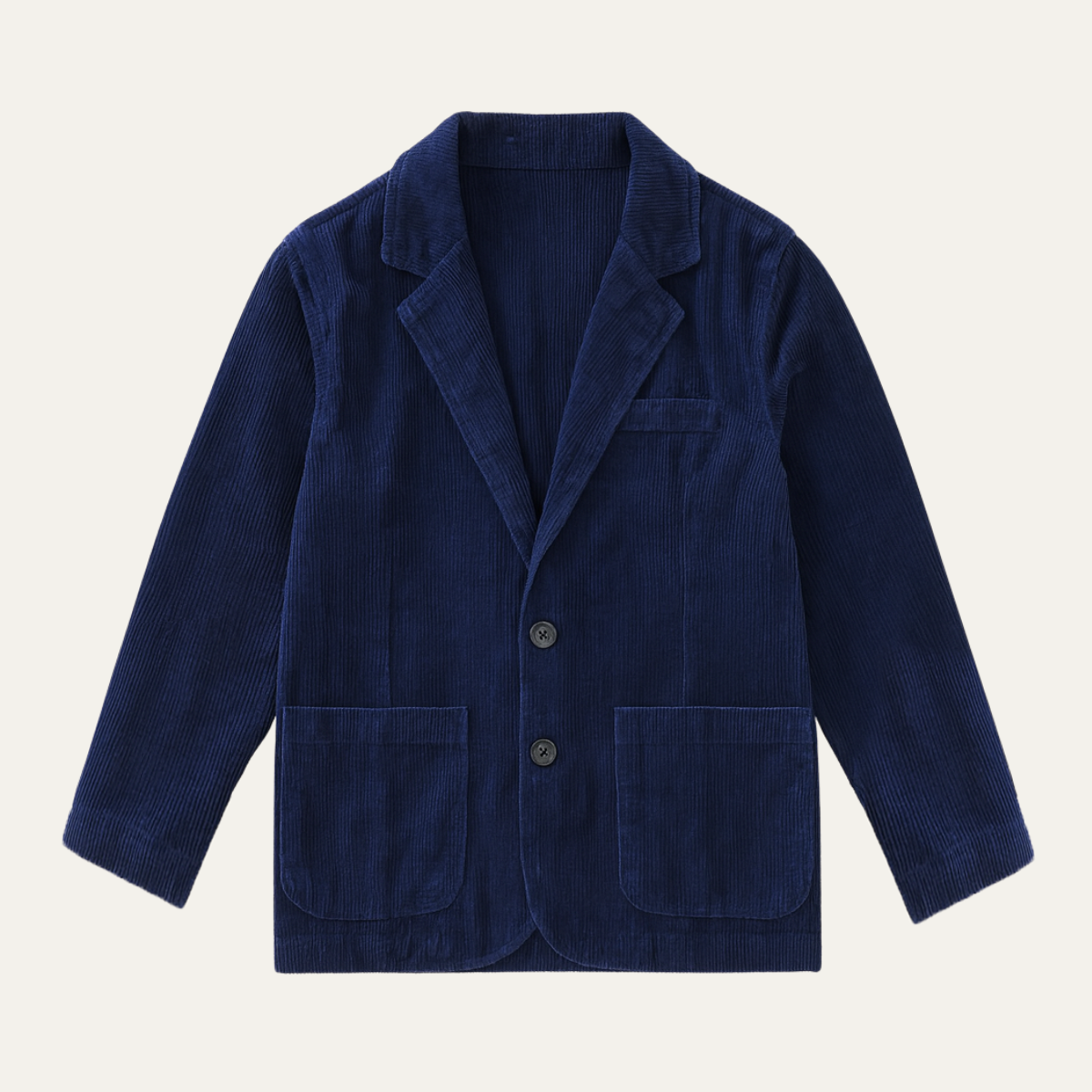 Relaxed Fit Corduroy Office Jacket for Men - Nocini
