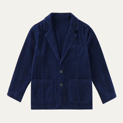 Relaxed Fit Corduroy Office Jacket for Men - Nocini