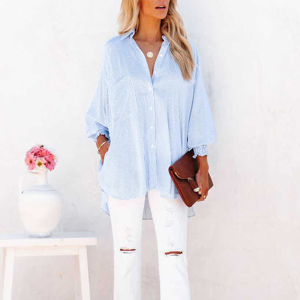 Relaxed Fit Ladies Loose Blouse - Olytrend
