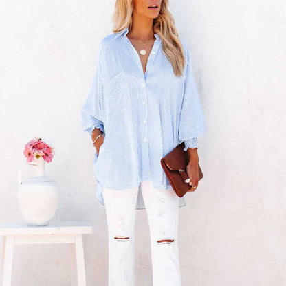 Relaxed Fit Ladies Loose Blouse - Olytrend
