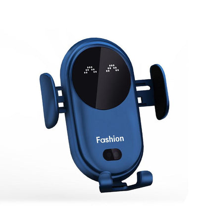 Phone holder with Wireless Charger – Voltix-Blue-The Livary