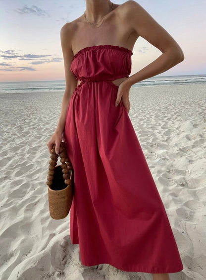 Flowy Summer Boho Sundress for Women - Pexav