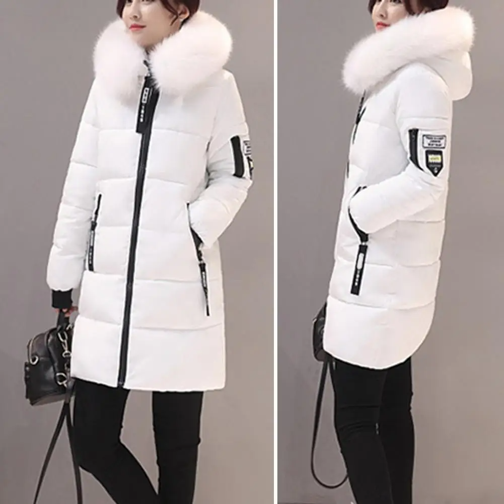 Women's Lightweight Parka Jacket with Faux Fur Hood