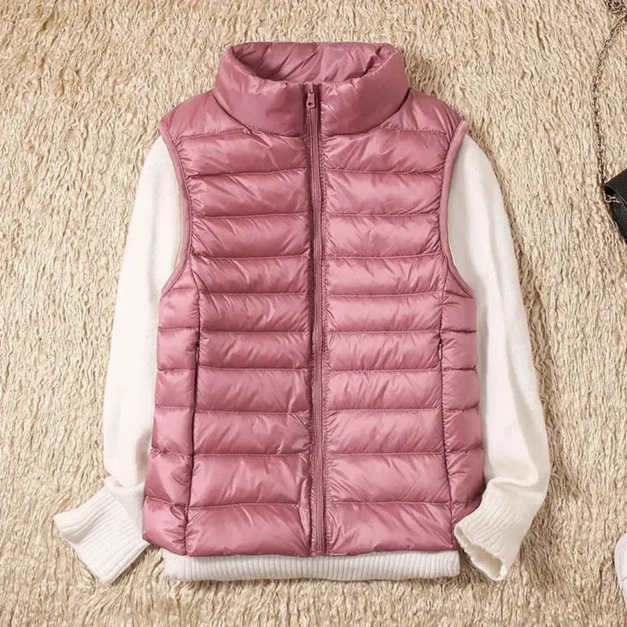 Waterproof Ladies Gilet with Zip Fastening