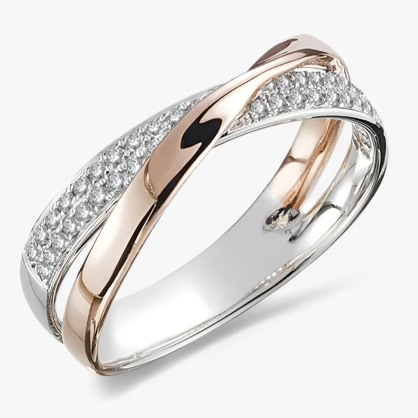 Simple Interlocking Band Ring