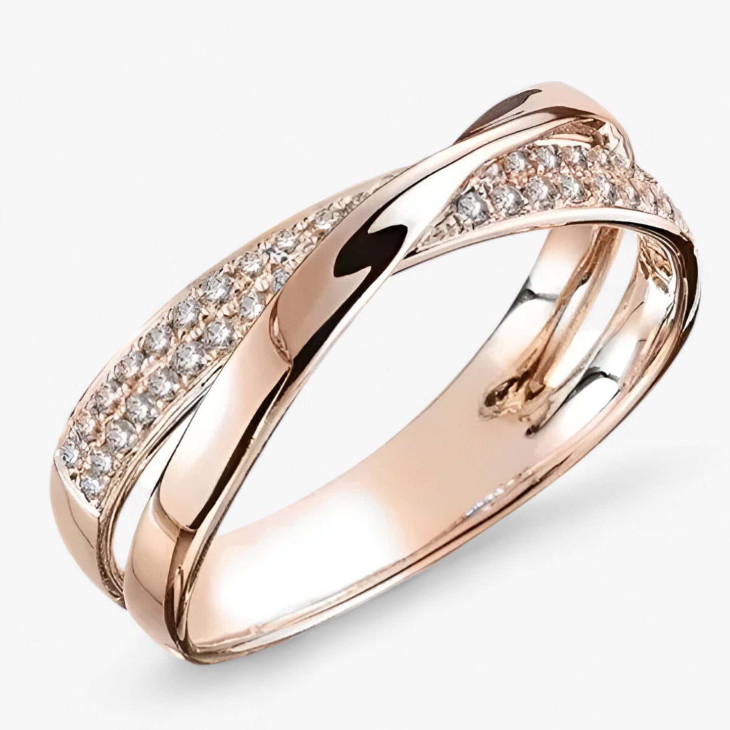 Simple Interlocking Band Ring