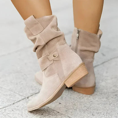 Comfortable Ankle Boots With Cushioned Insoles - Olytrend