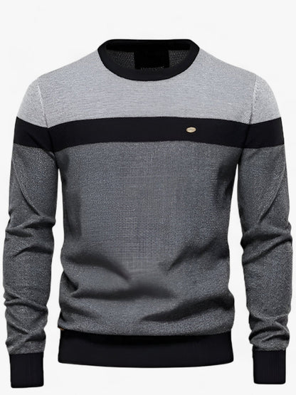 Classic Crew Neck Cotton Sweater