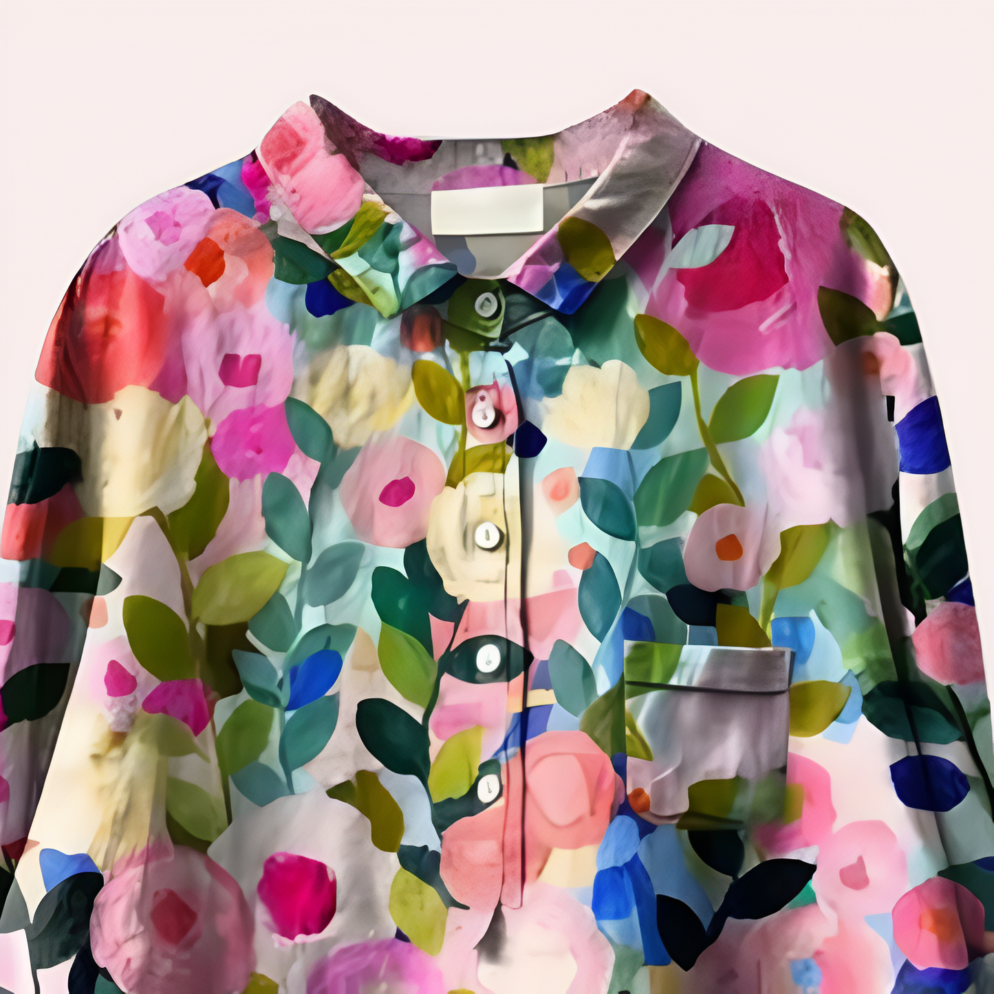 Ladies Floral Pattern Blouse