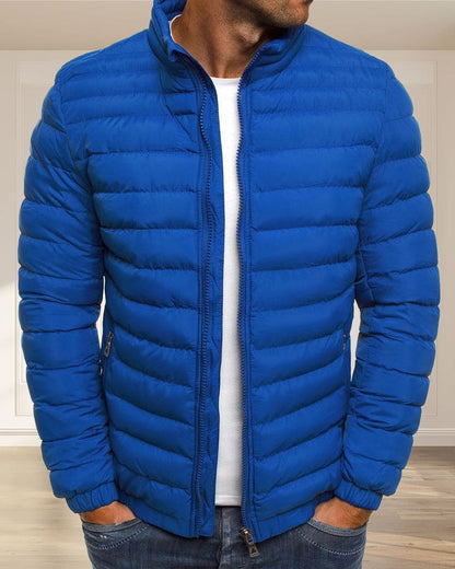 Simple Zip Up Coat - Ethan - Pexav