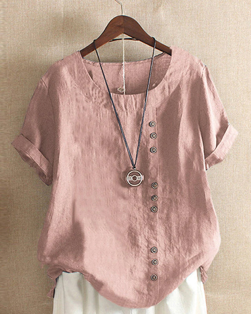 Classic Casual Short Sleeve Tee - Pexav
