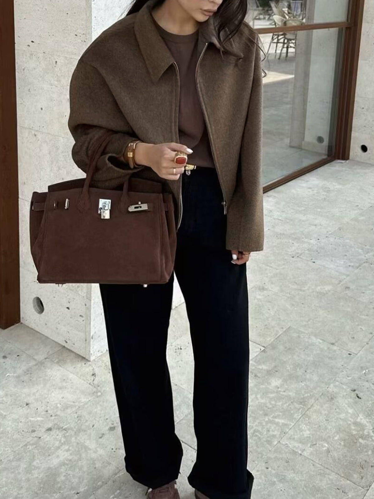 Classic Textured Blazer Jacket