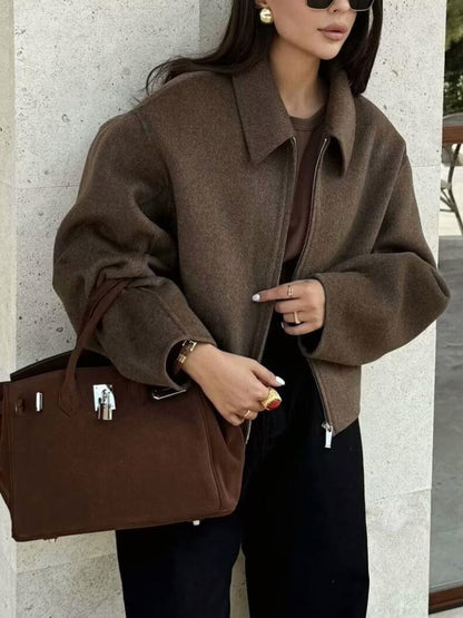 Classic Textured Blazer Jacket - Pexav