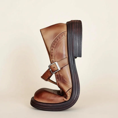 Timeless Mary Jane Buckle Flat Shoes for Women