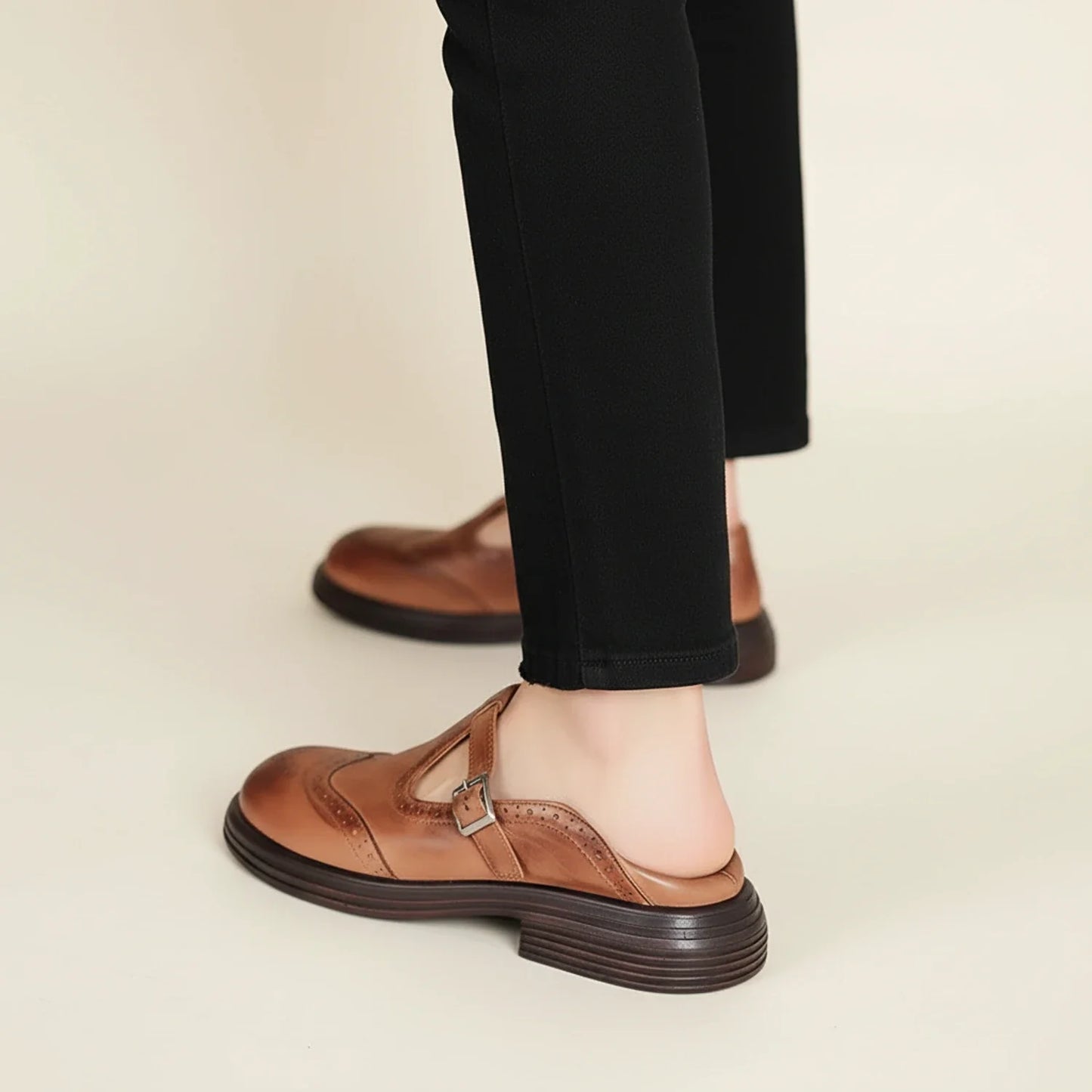 Timeless Mary Jane Buckle Flat Shoes for Women