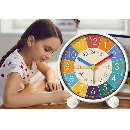 Fun Kids Learning Alarm Clock with Puzzle - Pexav
