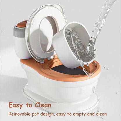 Playful Potty Training with Comfort and Fun - PottyPal-Brown-Nora Luxe
