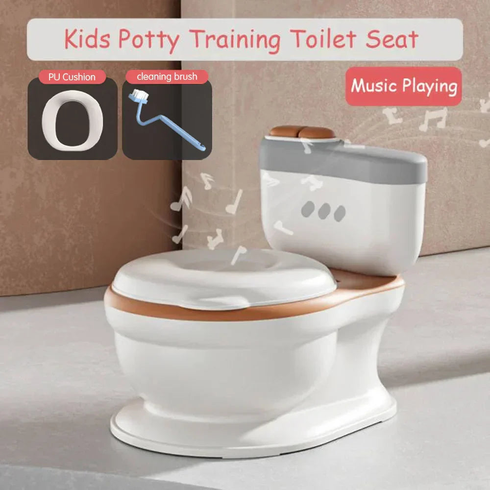 Playful Potty Training with Comfort and Fun - PottyPal-Brown-Nora Luxe