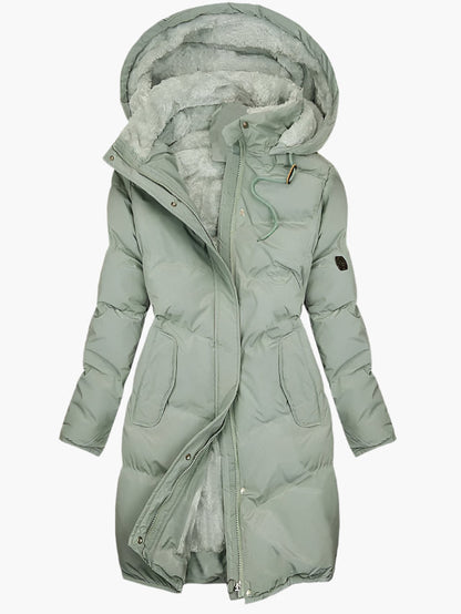 Insulated Hooded Winter Puffer Coat for Women - Nocini