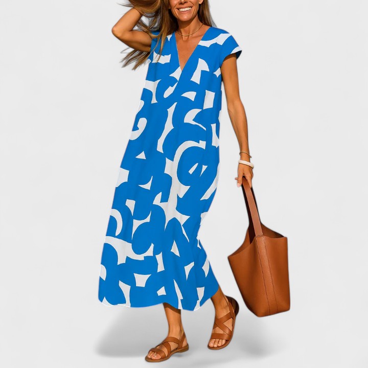 Elegant V-Neck Dress for Any Occasion