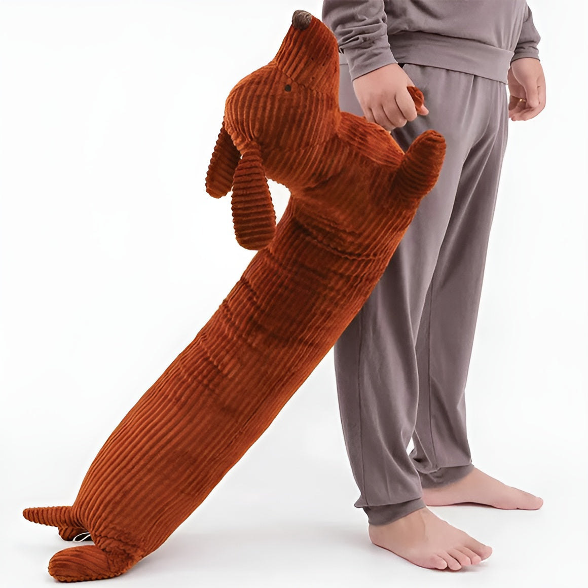 Plush Ergonomic Dachshund Cushion – DaxiRest-S (55cm)-The Livary
