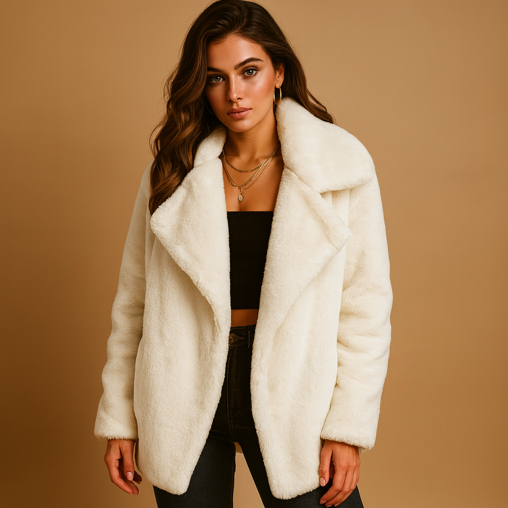 Warm Faux Fur Ladies Coat