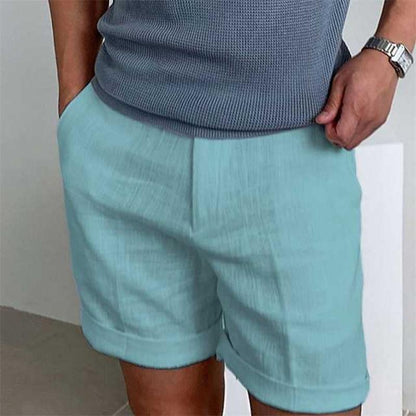 Comfortable Men's Shorts with Elastic Waistband
