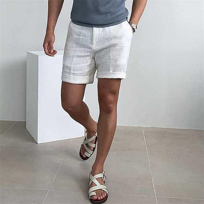 Casual Linen Shorts for Men - Loose Fit - Nocini