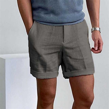 Casual Linen Shorts for Men - Loose Fit