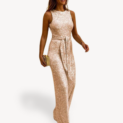 Glittering Evening Maxi Dress for Women