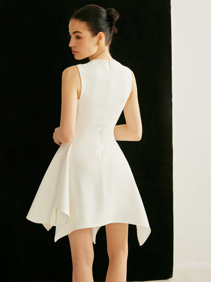 Casual Side Pockets Shift Dress