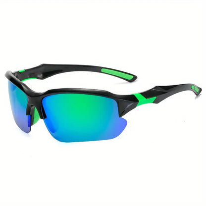 Polarised Sports Sunglasses - AdventureVision-Black and White-Nora Luxe