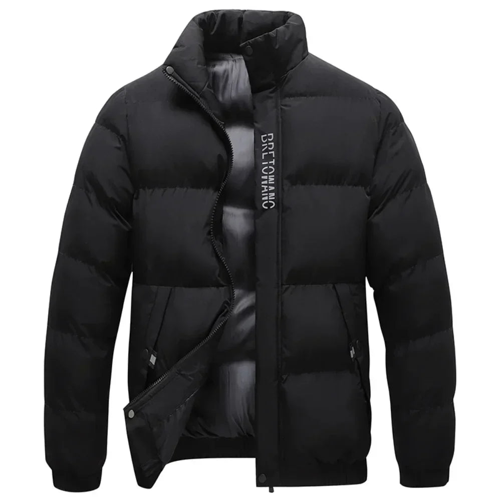 Casual Men's Collared Coat