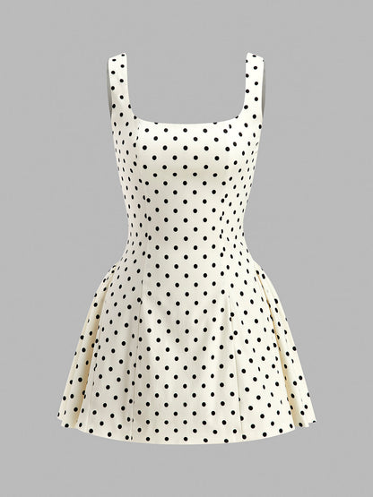 Floral Ruffled Tie Back Summer Dress - Pexav